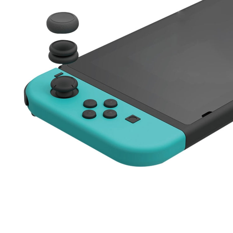 Left + Right Gamepad Rocker Cap Button Cover for Switch, For Switch(Blue + Magenta), For Switch(Green+Red), For Switch(Red), For Switch(Black)