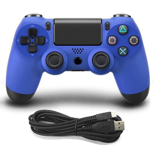 Wired Game Controller for Sony PS4, Blue, White, Black