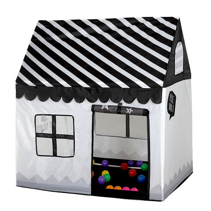 Household Children Printing Play Tent Small Game House with 50 Ocean Balls & Mat, with 50 Ocean Balls & Mat (Light Pink), with 50 Ocean Balls & Mat (Black White), with 50 Ocean Balls & Mat (Pink), with 50 Ocean Balls & Mat (Green)