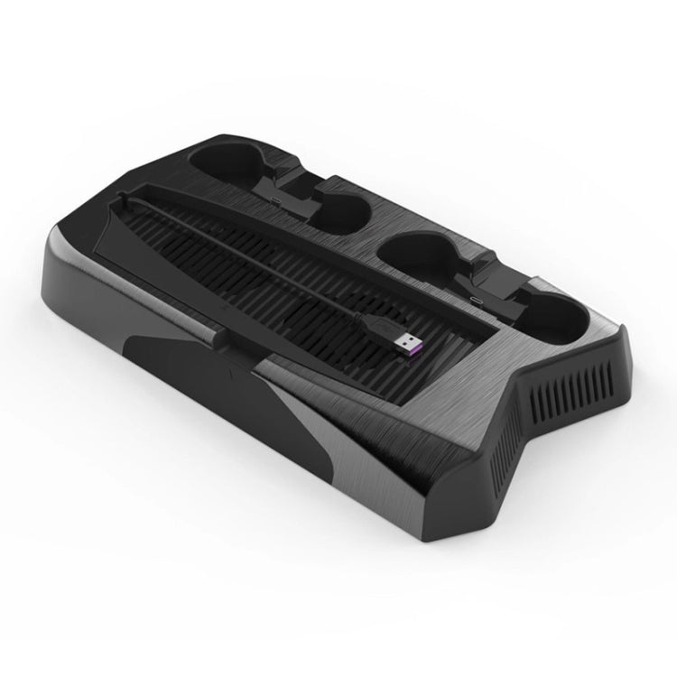 KJH P5-010-2 Multi-function Charging Cooling Fan Base with Storage Tray Bracket For PS5 De / UHD, KJH P5-010-2