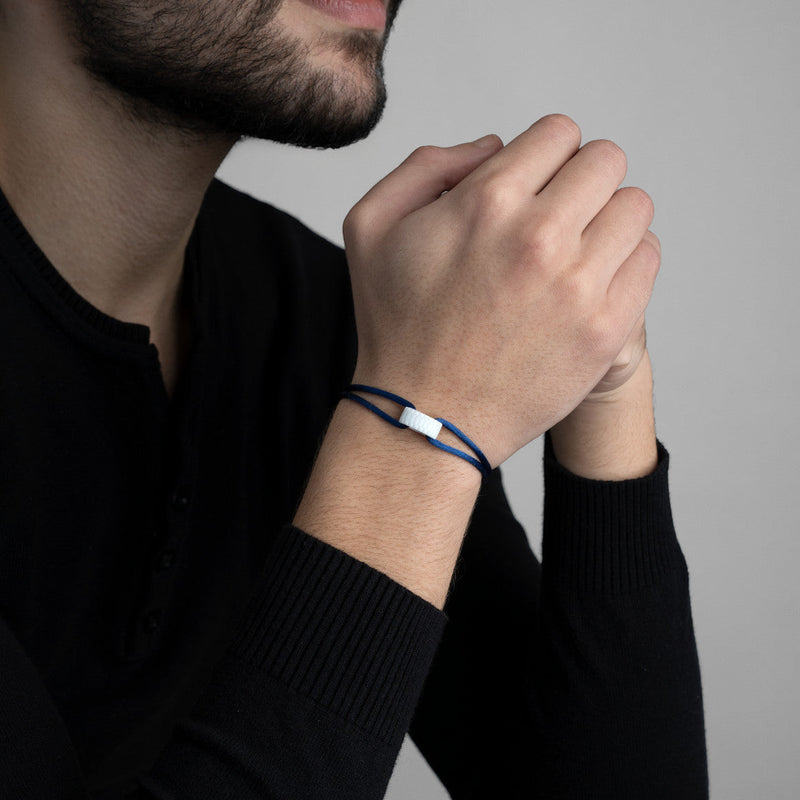 Snow Regent Cord Bracelet