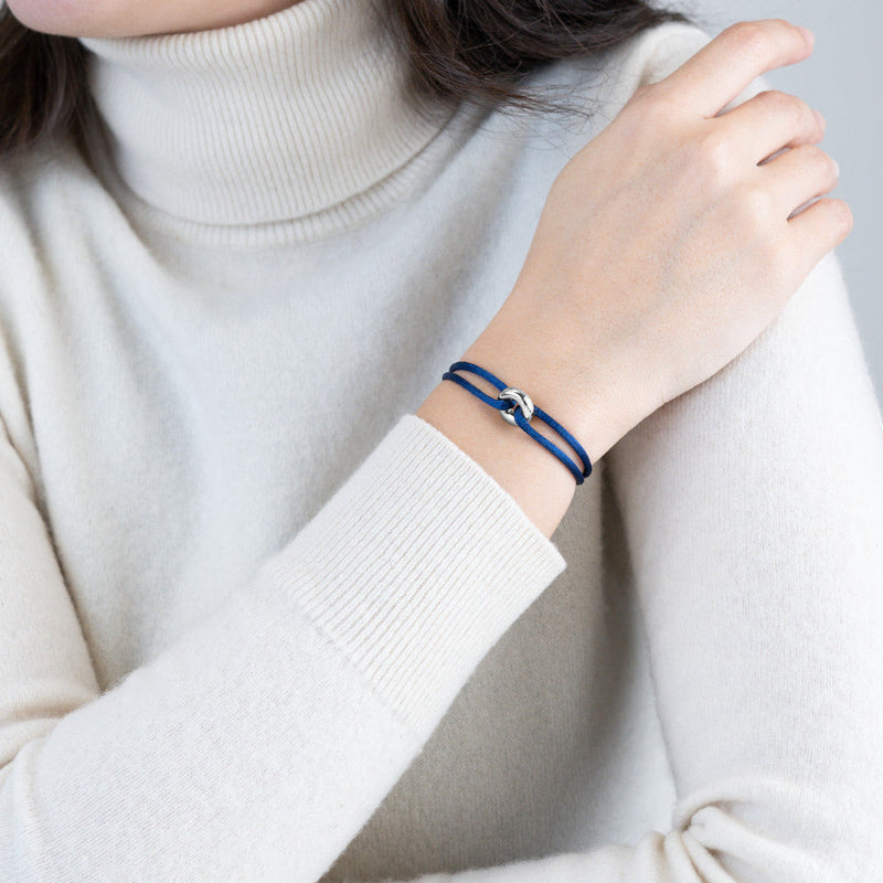 Silver Soho Cord Bracelet