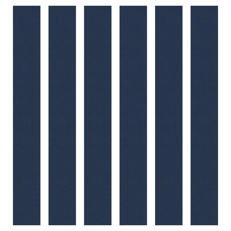 Navy Blue Paper Chain Strips. 5 Meters /16 Feet. Party Christmas Decorations