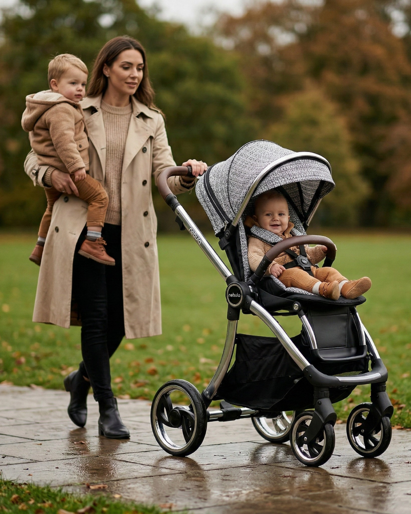 Nebula Pushchair Bundle - 5 Piece Set - Paris Signature