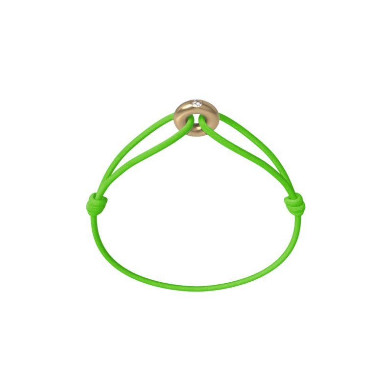 Mini Golden Soho Diamond Cord Bracelet