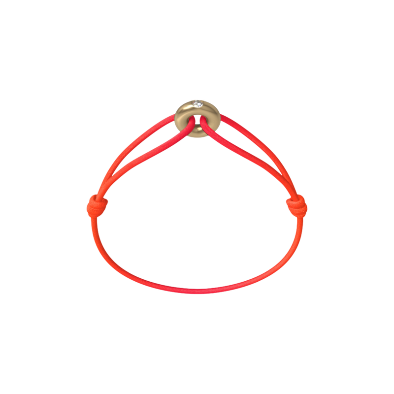 Mini Golden Soho Diamond Cord Bracelet