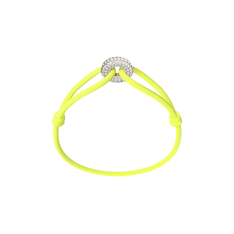 Golden Soho Pavé Cord Bracelet