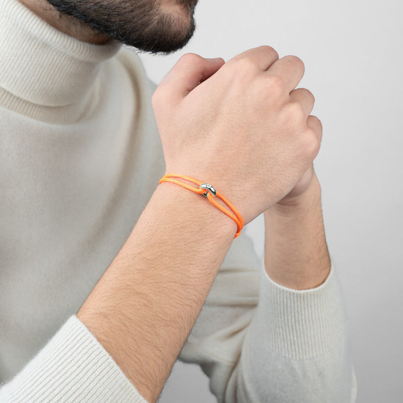 Silver Soho Diamond Cord Bracelet