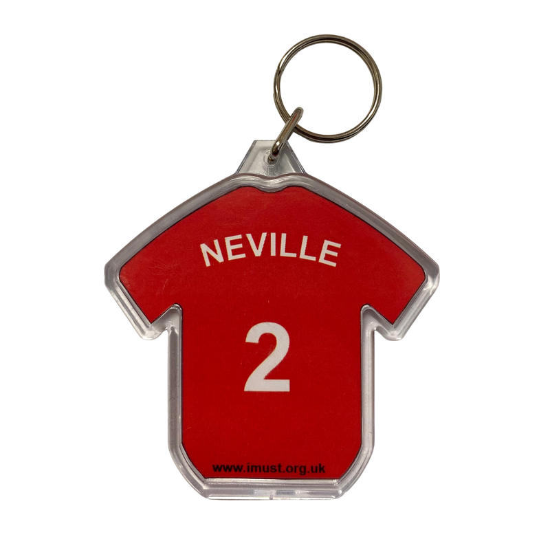 Gary Neville Player Keyring