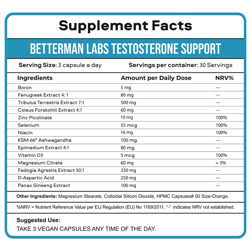 Betterman Natural T - Supplement