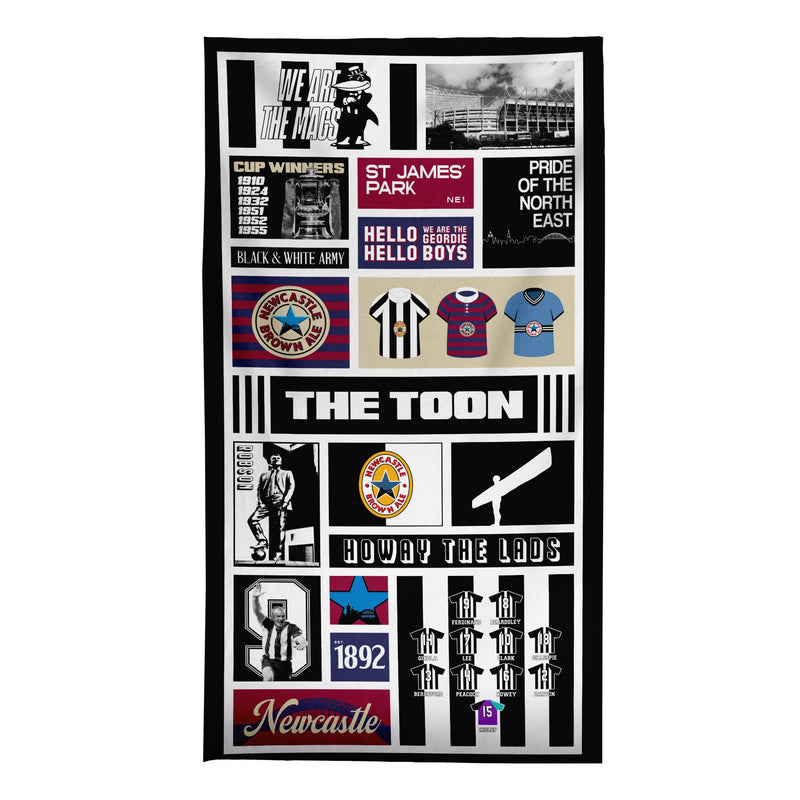 Newcastle History - Beach Towel -