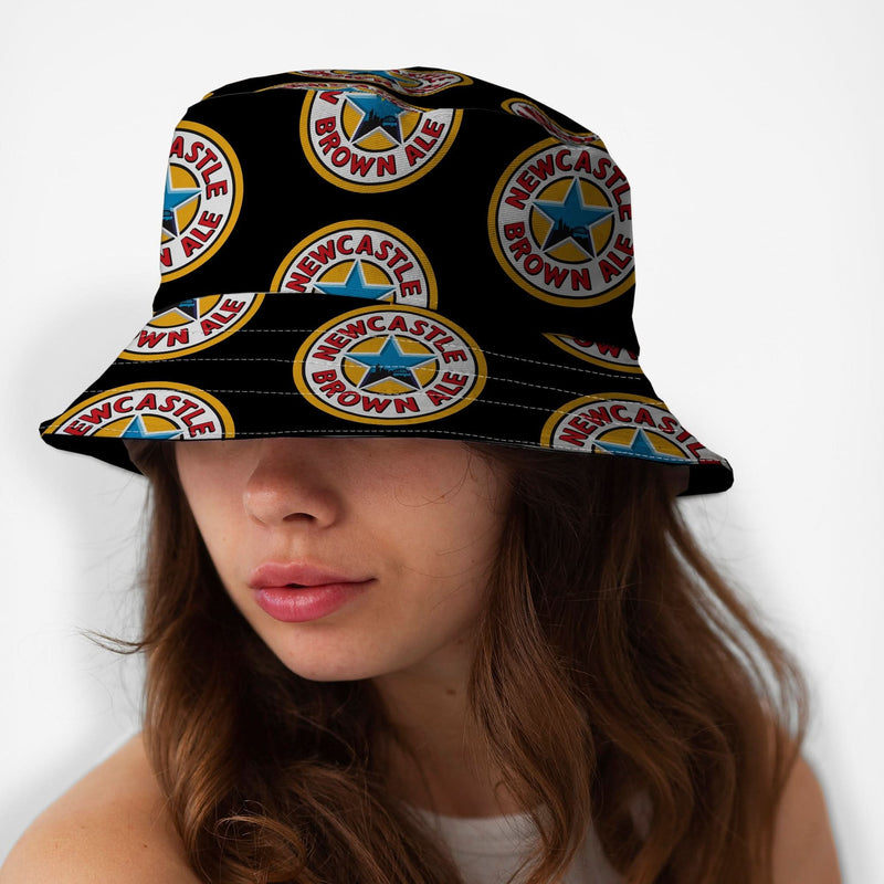 Newcastle - Brown Ale Pattern - Bucket Hat