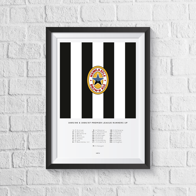 Newcastle 'The Entertainers' Squad Print