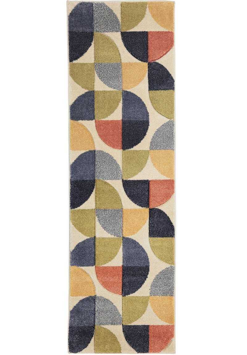 Newport Geometric Rug – Bold Multicolour Design