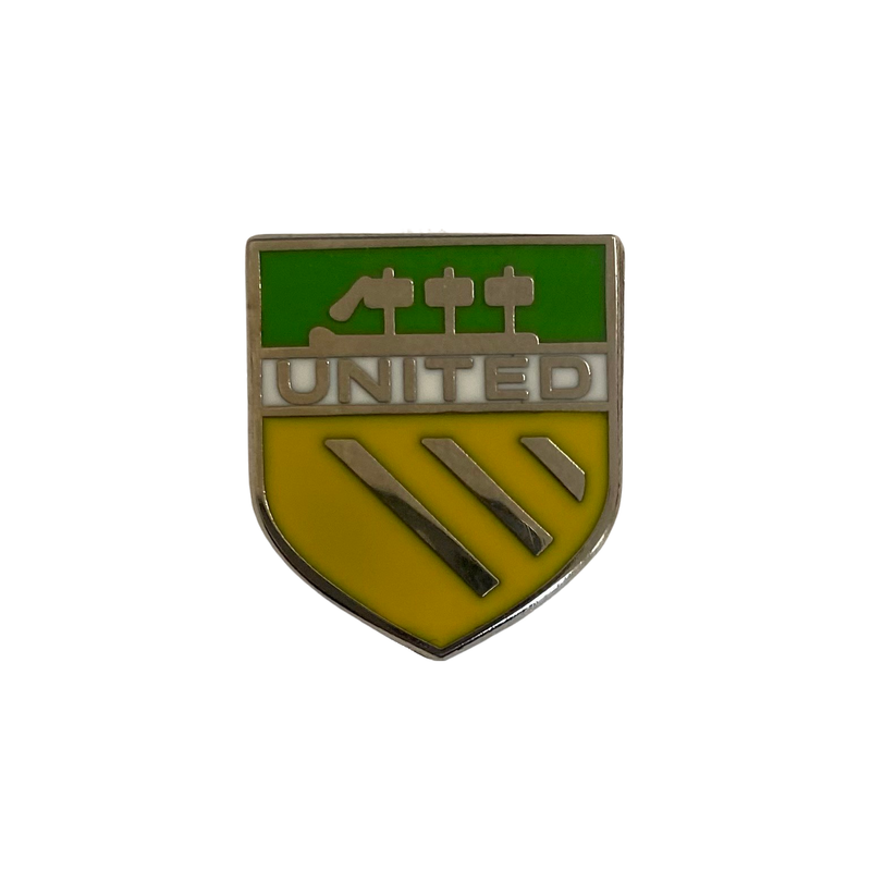 Newton Heath Green & Gold Shield Badge