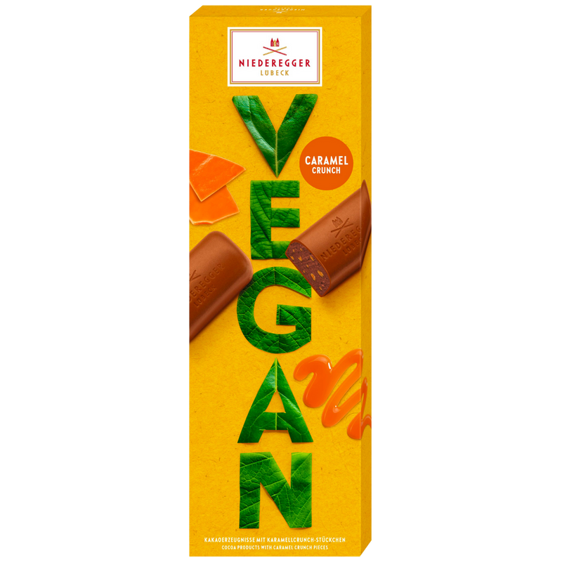 Niederegger | Mini Vegan Caramel Crunch Milk Chocolates | 100g