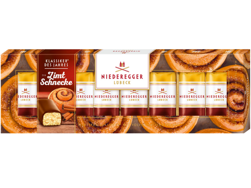 Niederegger | Cinnamon Roll Milk Chocolate Marzipan | 100g Box