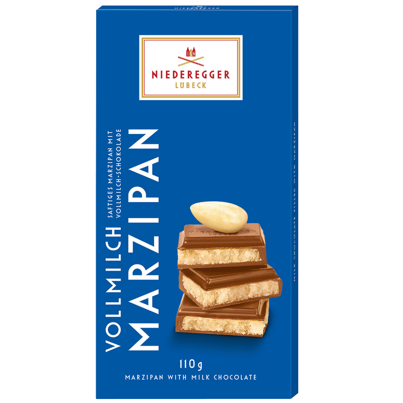 Niederegger | Milk Chocolate Marzipan Bar | 110g | BB 21.8.26