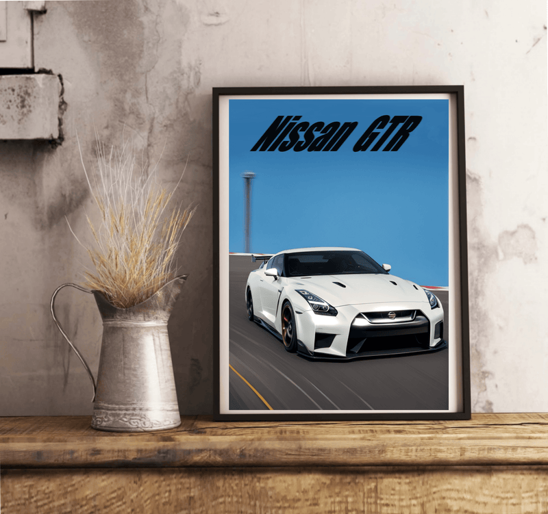 Velocity Symphony – Nissan GTR Racing Print Wall Art