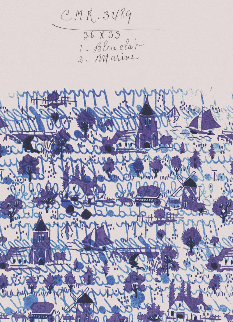 No.057 - Nordic Blues - Vintage Archive Poster Prints