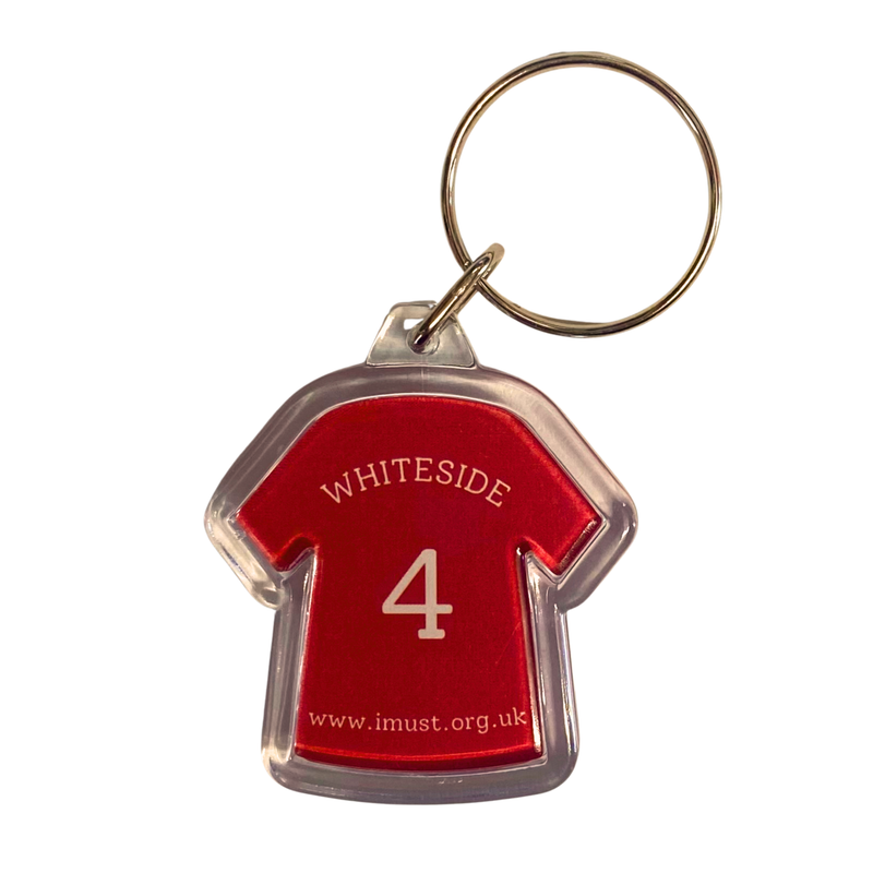 Norman Whiteside Player Keyring