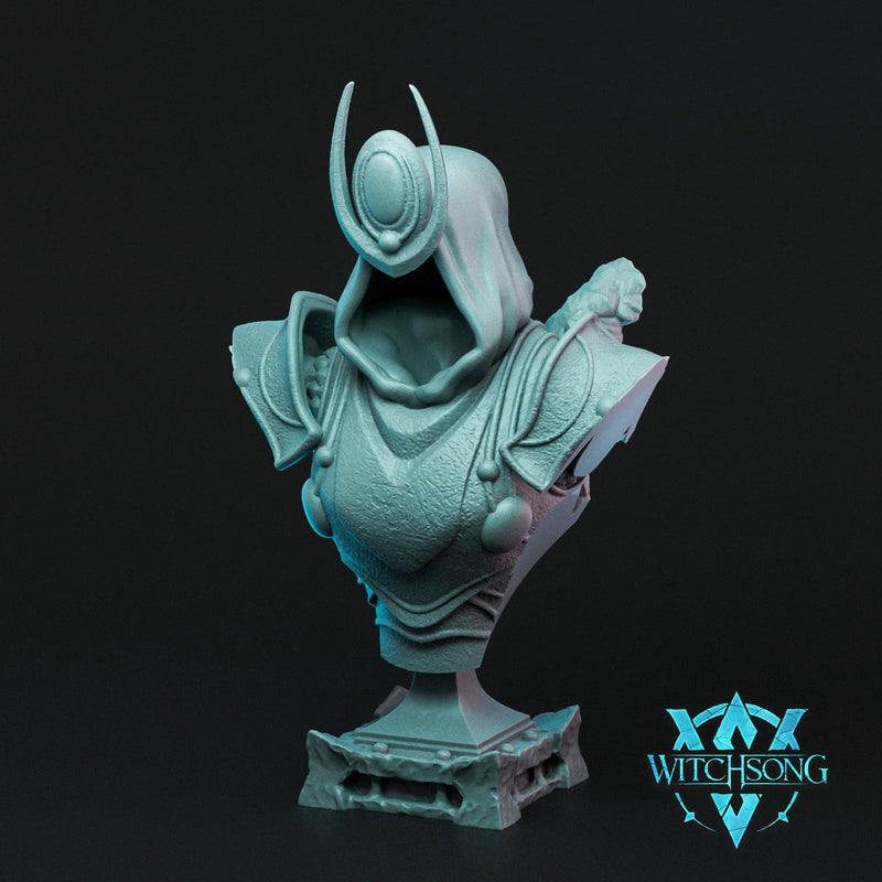 Novalight Seraph Bust | 12K Resin Miniature with Base for D&D, Warhammer AOS & RPGs