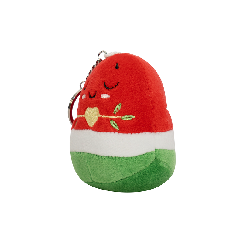 Pack of 12 - 8cm Nür the Watermelon Plushie Keyrings [SPECIAL DEAL] | Soft Cuddly Toy | Ramadan & Eid Gift