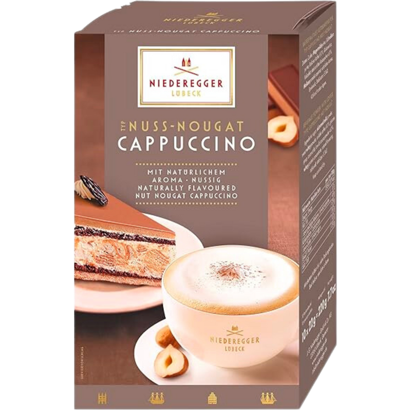 Niederegger | Hazelnut Cappuccino Coffee | 10 Sachets