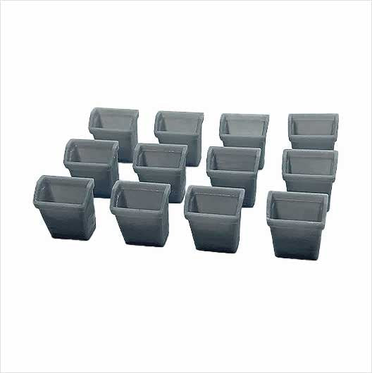 Ready to Paint Wall Mounted Station Bin (12 pack)