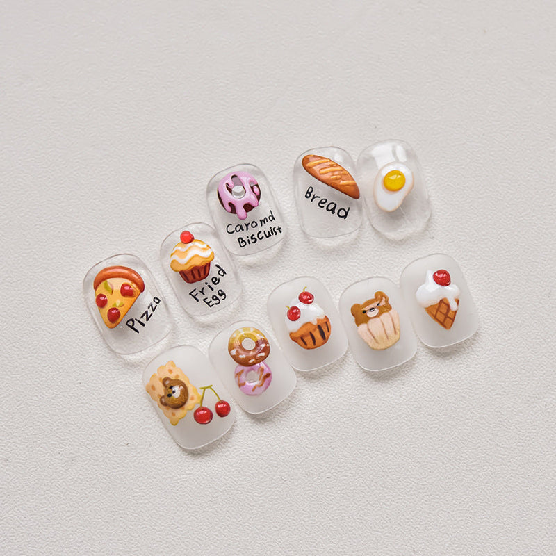 Hello Claws | Pizza Bakery Nail Deco Sticker
