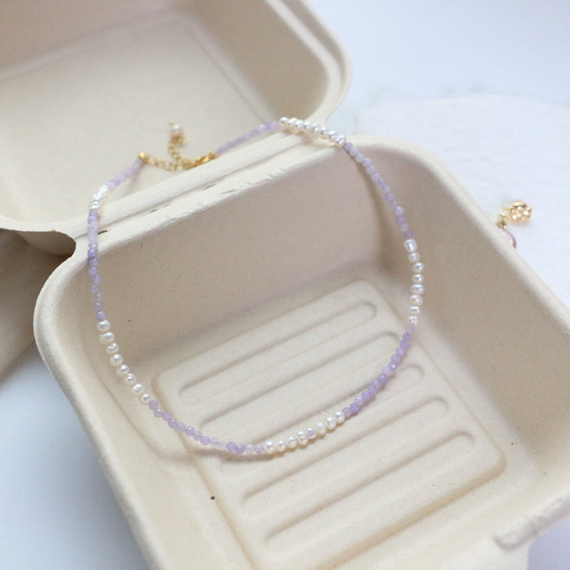 Jekira Amethyst & Baroque Pearl Jewelry Set