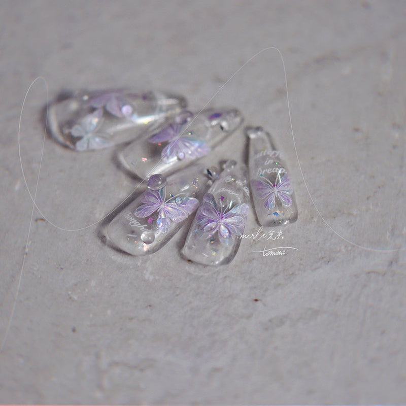 Hello Claws | Crystal Butterfly 5D Nail Deco Sticker