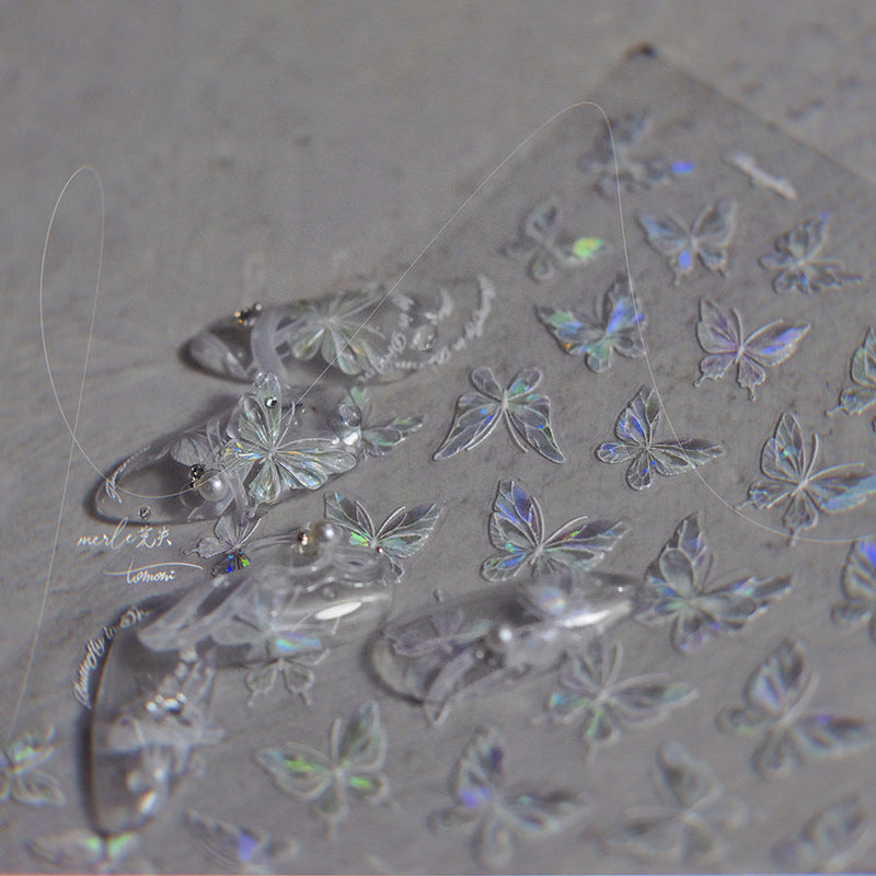 Hello Claws | Crystal Butterfly 5D Nail Deco Sticker