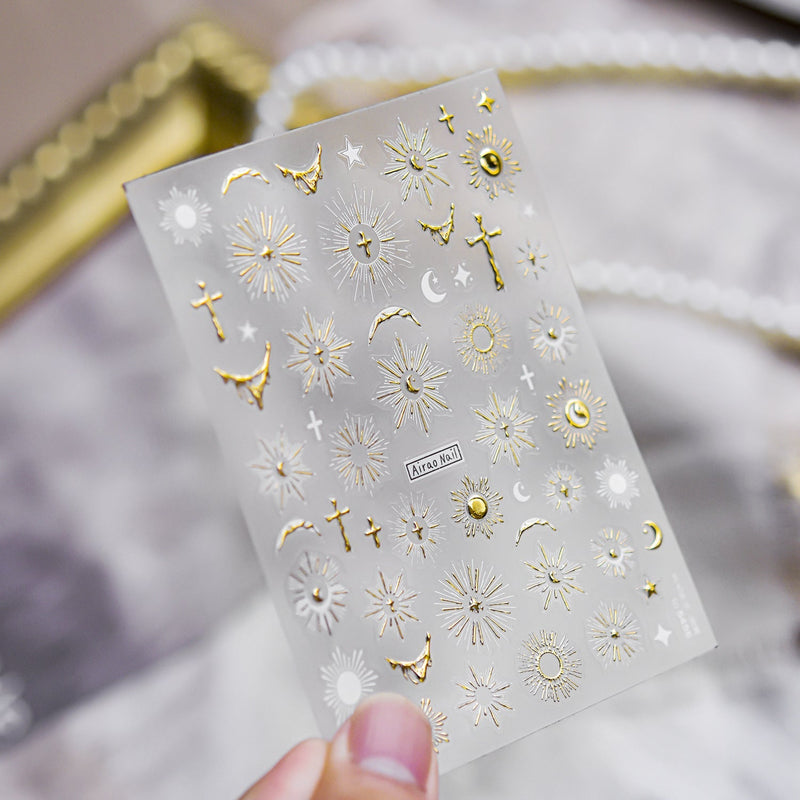 Hello Claws | Holy Light Moon Nail Deco Sticker