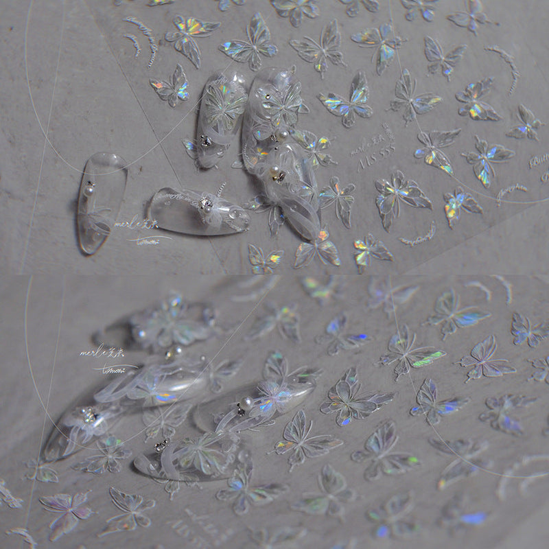 Hello Claws | Crystal Butterfly 5D Nail Deco Sticker