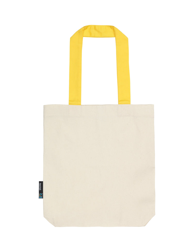 Fairtrade Organic Twill Bag with Contrast Handles