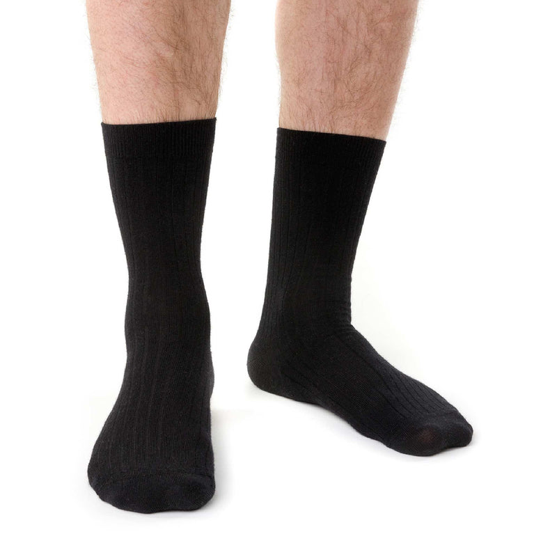 1 Pack Mens Non Elastic Merino Wool Socks