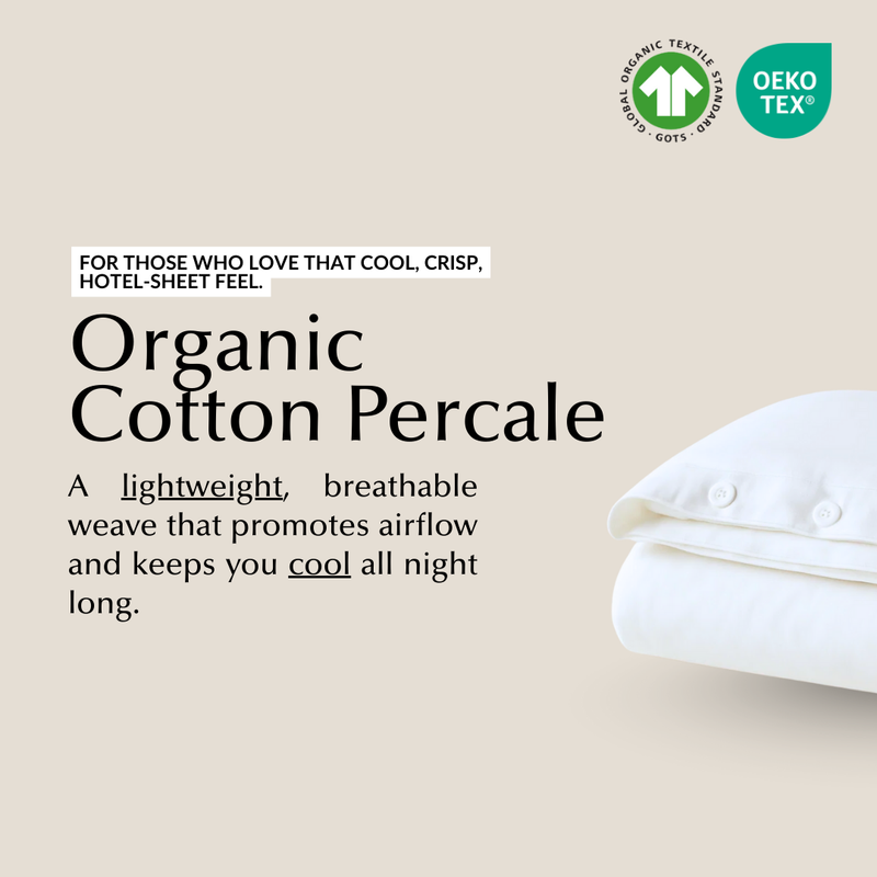 Bed Sheet Set (Organic Cotton Percale)