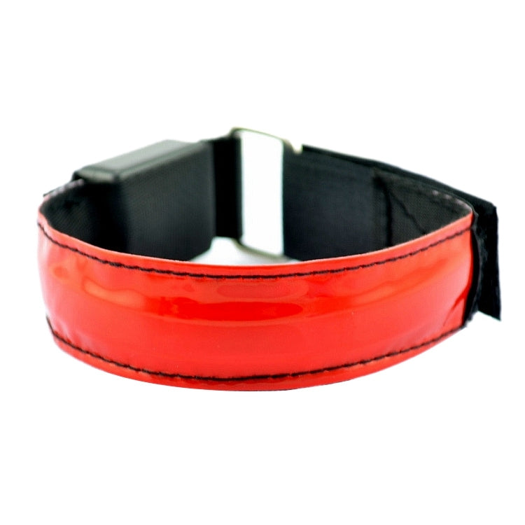 LED Flash Safety Reflective Nylon Light Rechargeable Sports Wrist Belt, Rechargeable Green, Rechargeable Blue, Rechargeable Red, Rechargeable Yellow