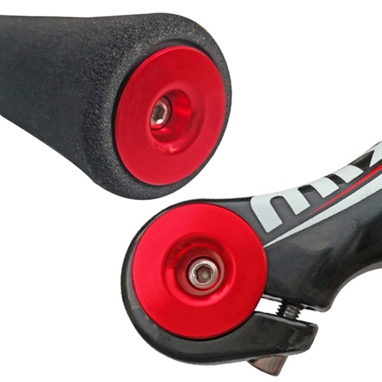TOSEEK 1 Pair Mountain Bike Handlebar Grips Caps End Plug Aluminum Alloy Bicycle  Bar Ends Plug, 17.6-21.8mm Grey, 17.6-21.8mm Gold, 17.6-21.8mm Blue, 17.6-21.8mm Red, 17.6-21.8mm Green