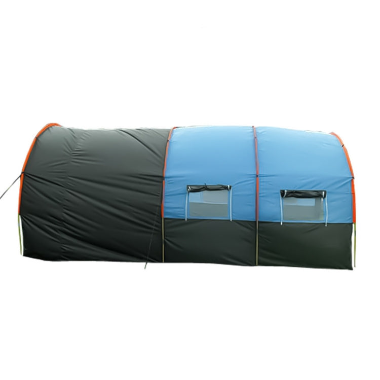 KLM-3017 Ultralarge 5-8 Person Double Layer Waterproof Group Camping Tunnel Tent, Size: 480x310x210cm