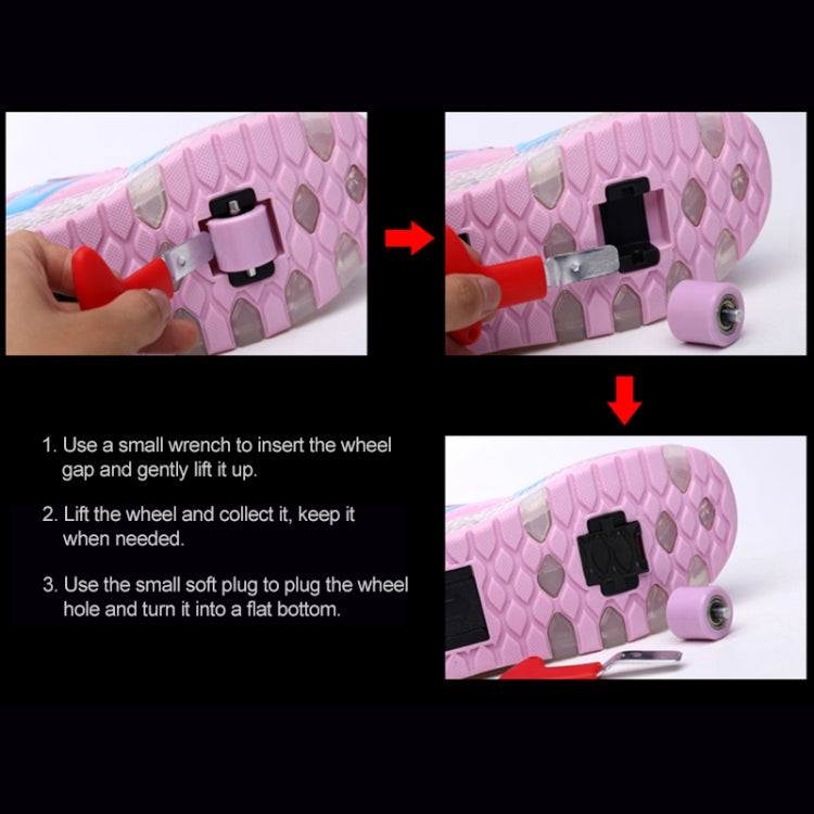 786 LED Light Ultra Light Rechargeable Double Wheel Roller Skating Shoes Sport Shoes, Size : 37, Size : 37