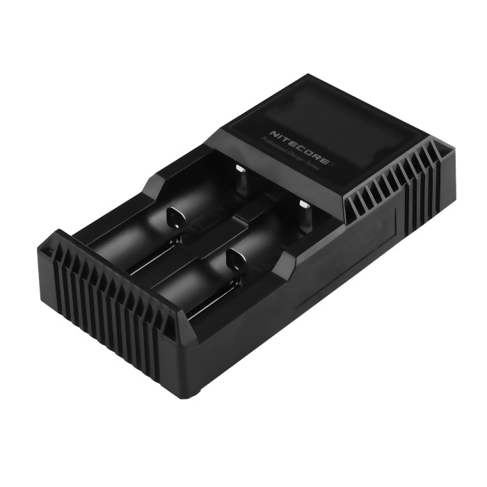 Nitecore D2 Intelligent Digi Smart Charger with LED Indicator for 14500, 16340 (RCR123), 18650, 22650, 26650, Ni-MH and Ni-Cd (AA, AAA) Battery, D2