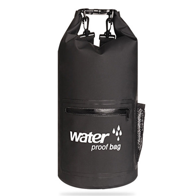 Outdoor Waterproof Dry Dual Shoulder Strap Bag Dry Sack PVC Barrel Bag, Capacity: 10L, 10L