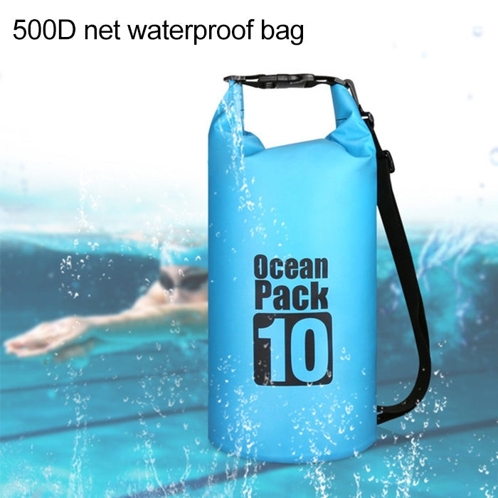 Outdoor Waterproof Double Shoulder Bag Dry Sack PVC Barrel Bag, Capacity: 20L, Capacity: 20L (Orange), Capacity: 20L (Pink), Capacity: 20L (Green), Capacity: 20L (Sky Blue), Capacity: 20L (Yellow), Capacity: 20L (Black), Capacity: 20L (Dark Blue)