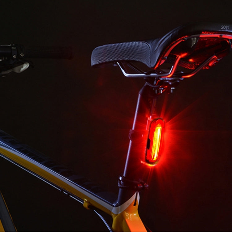 AQY-096 IPX4 Detachable USB Rechargeable Dual Color LED Bike Taillight, Blue & Red, White & Red