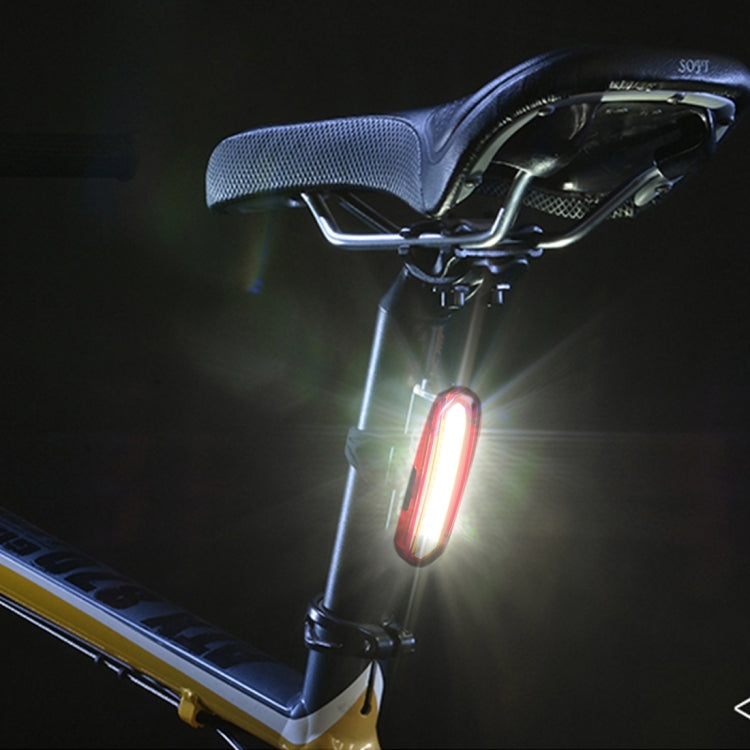 AQY-096 IPX4 Detachable USB Rechargeable Dual Color LED Bike Taillight, Blue & Red, White & Red