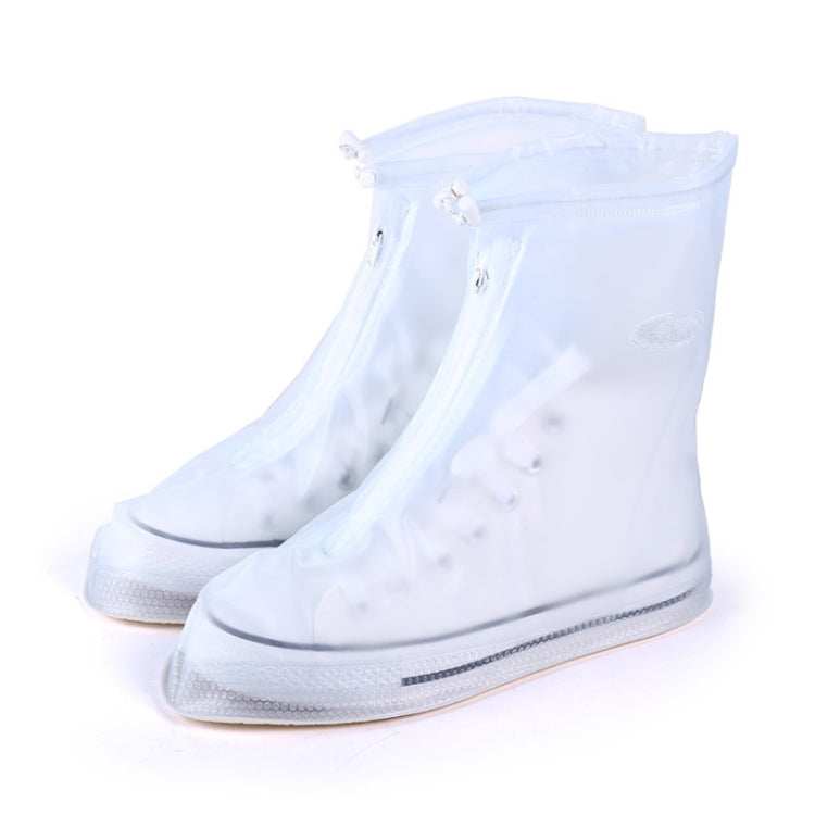Fashion PVC Non-slip Waterproof Thick-soled Shoe Cover Size: XL, Size: XL