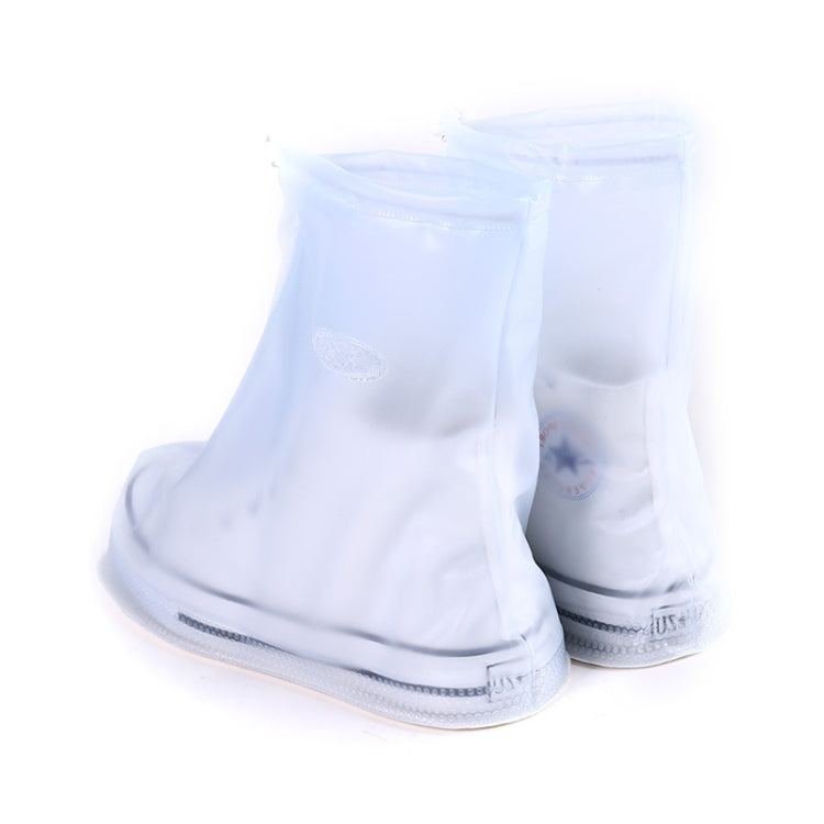 Fashion PVC Non-slip Waterproof Thick-soled Shoe Cover Size: XL, Size: XL