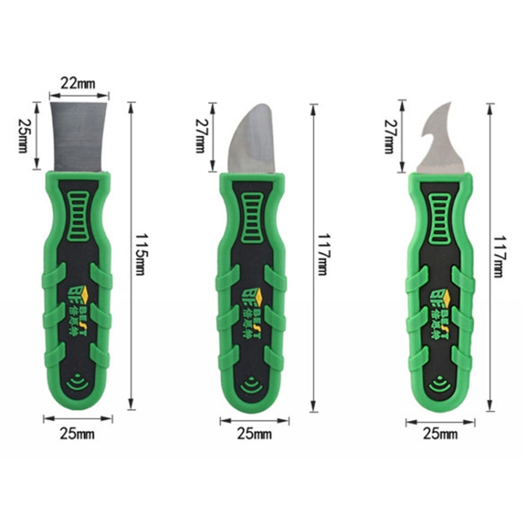 BEST-138 Cell Phone Repair Assemble Disassemble Cutting Tool Plastic Pry Tool Spudger, BEST-138